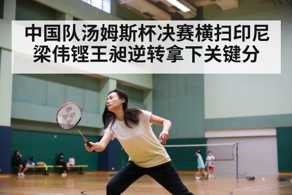 中国队汤姆斯杯决赛横扫印尼 梁伟铿王昶逆转拿下关键分